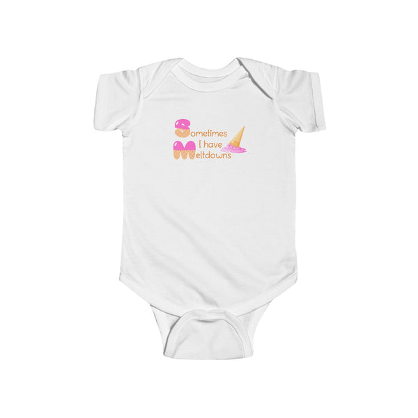 Meltdowns Infant Onsie