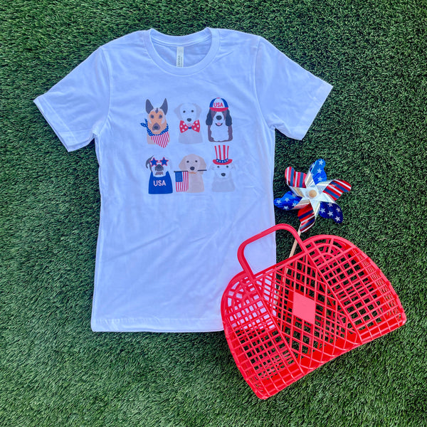 4th of July Pups Shirt - kids