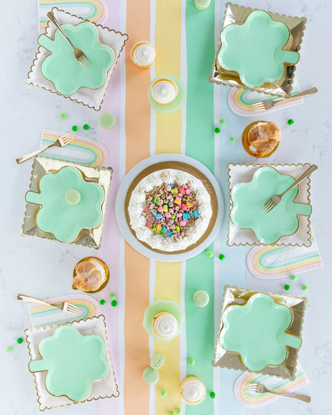 Pastel Rainbow Table Runner