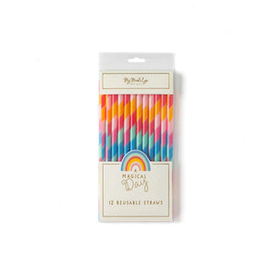 Magical Rainbow Reuseable Straws