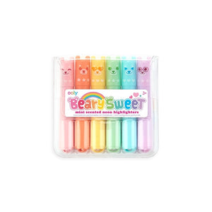 beary sweet mini scented highlighters