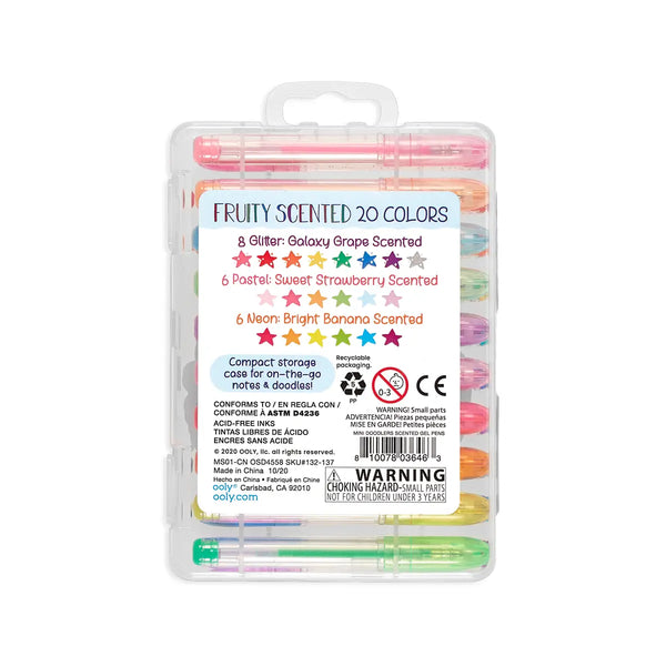 Mini Doodlers Fruity Scented Gel Pens