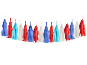 Tassel Garland Kit - Red, White, and Blue