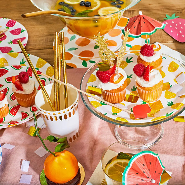 Fruit Punch Small Paper Party Plates