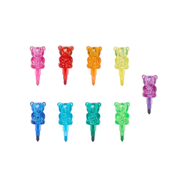 bunch o' bears gummy bear stacking crayon