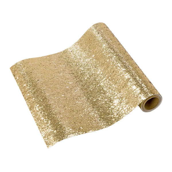 Luxe Gold Glitter Table Runner