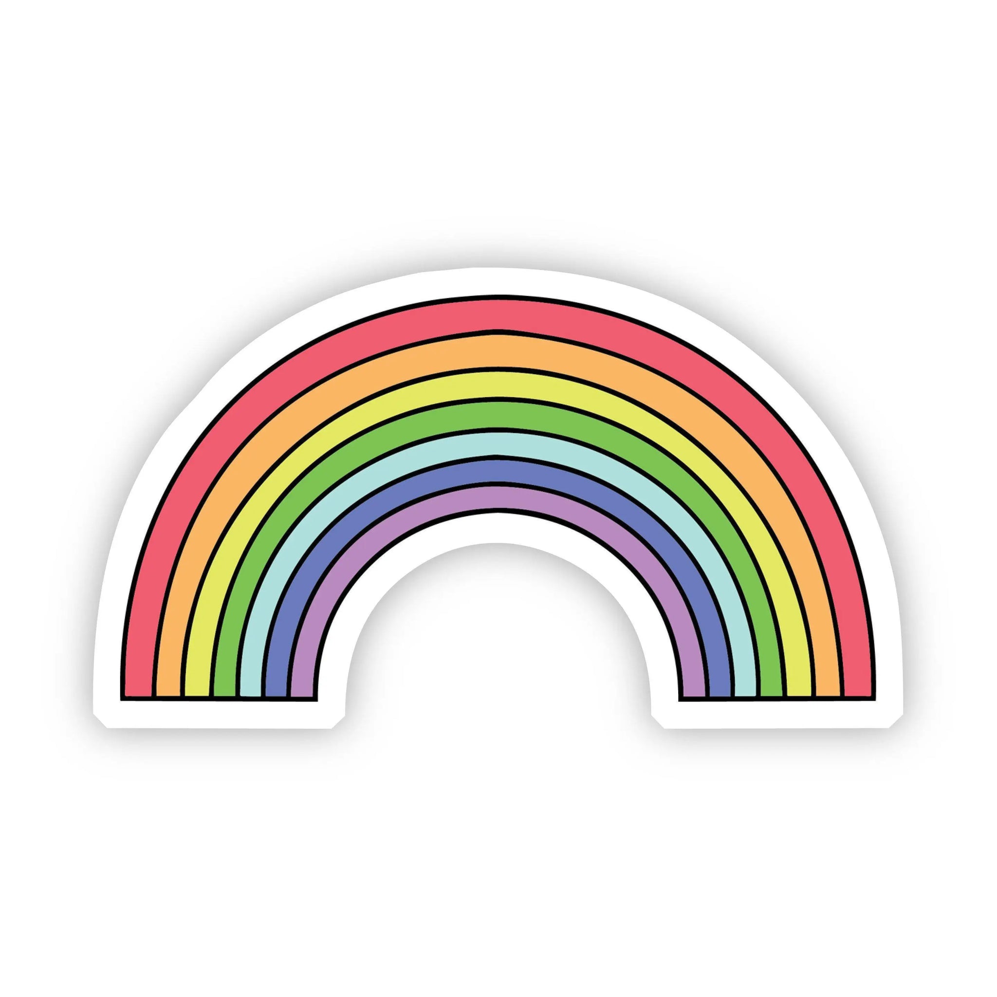 Multicolor Rainbow Aesthetic Sticker