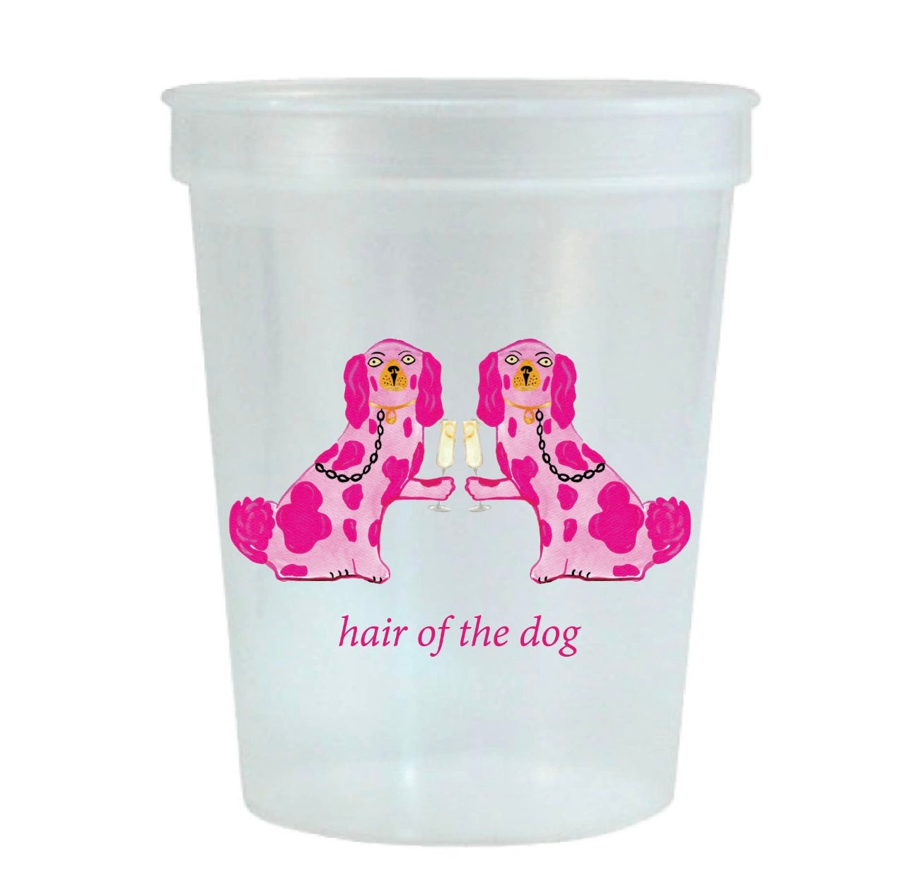 Hair Of The Dog Reusable Stadium Cups - Set of 6