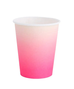 8oz Cup Neon Rose