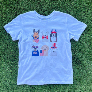 4th of July Pups Shirt - kids