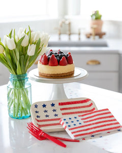 American Flag Paper Guest Towel Napkin