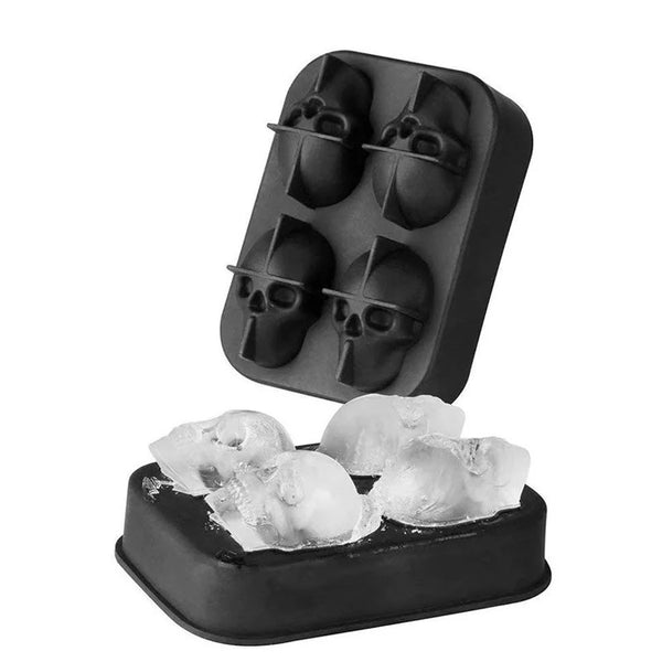 3D Silicone Skull Ice Cube Mold