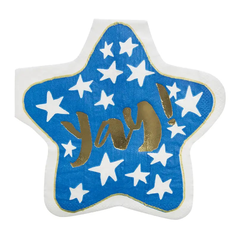 Die cut napkin - Star