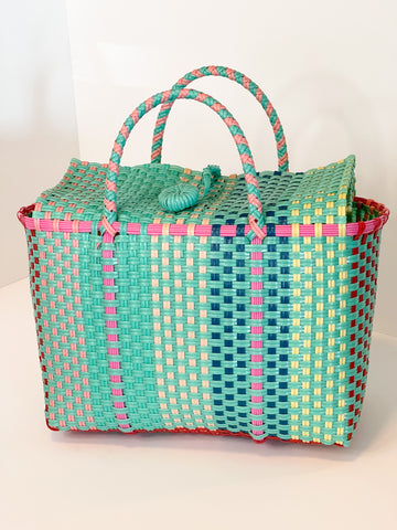 Colorful Woven Tote