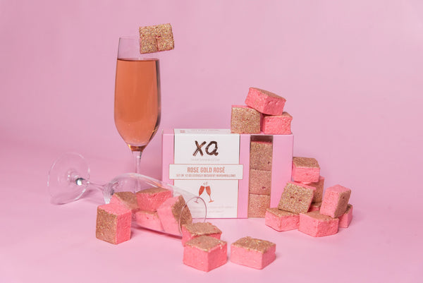 Rose Gold Rosé Marshmallows