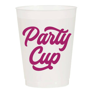 Party Cup Reusable Cups - Set of 10