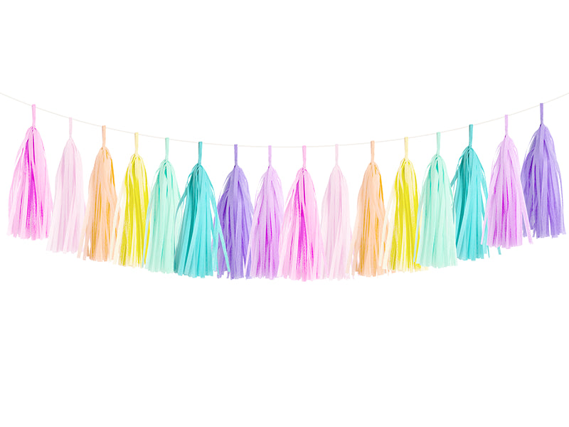 Tassel Garland Kit - Pastel Rainbow