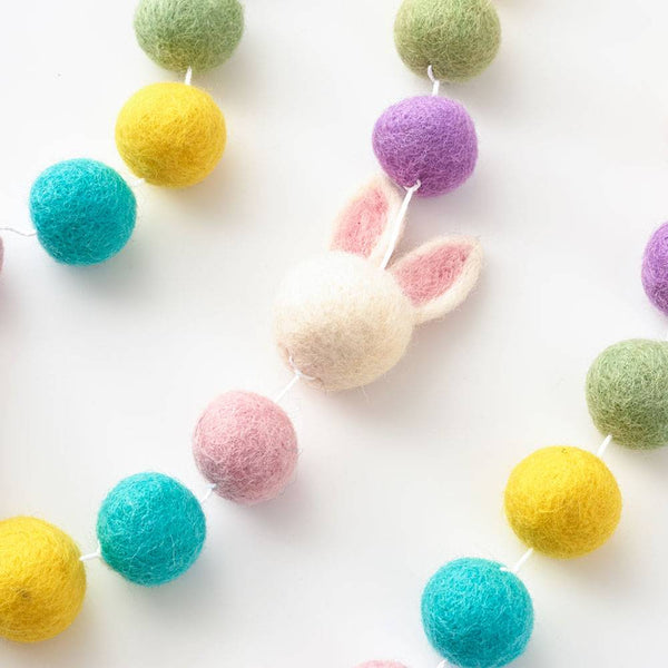 Pastel Felt Easter Garland